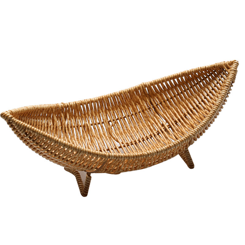 Unisex Original Handwoven Fruit Basket with Elegant Shape Bowlift