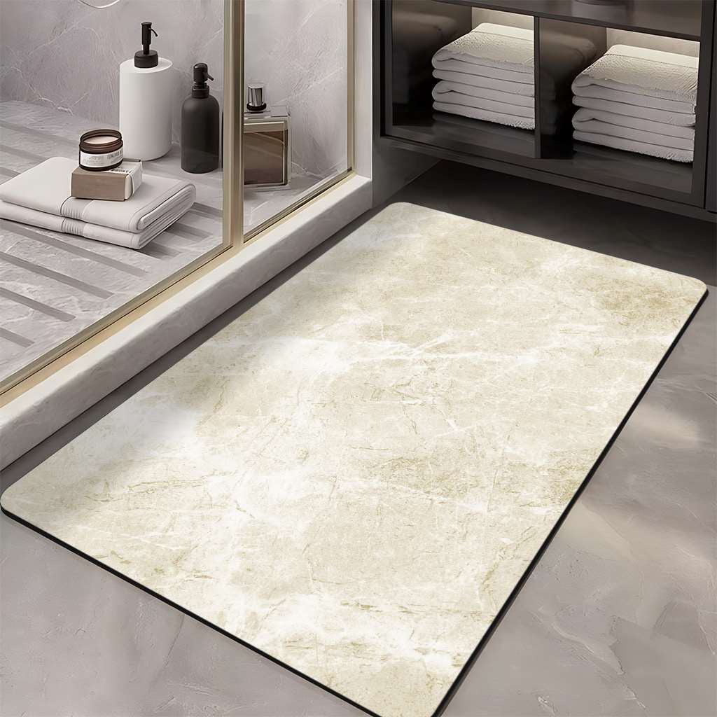 Marble Design Bath Mat
