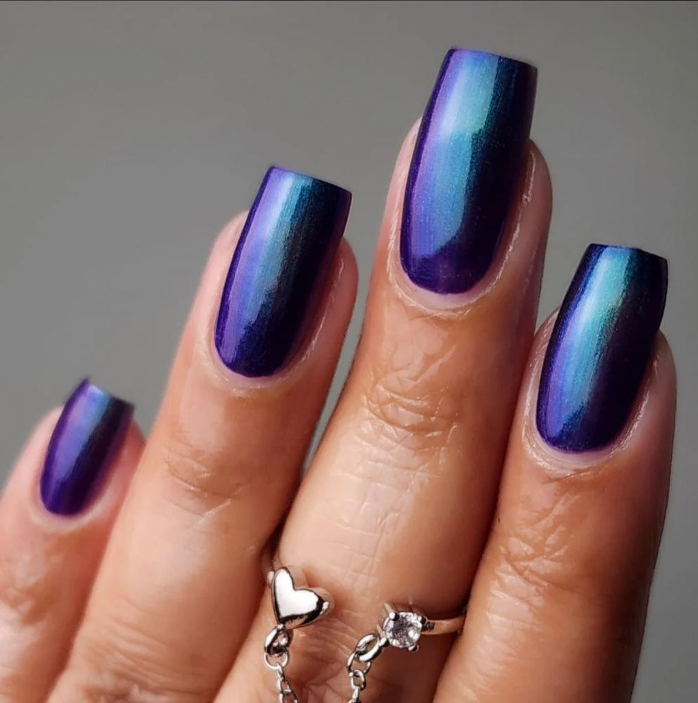 Glossy Gradient Press-On Nails Bowlift