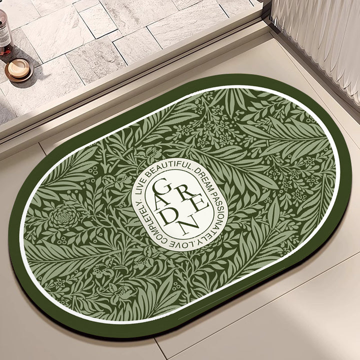 Decorative Motivational Bath Mat Bowlift