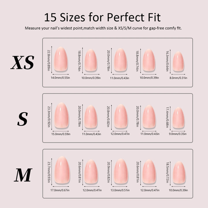 Artificial nail set with maritime motifs Bowlift