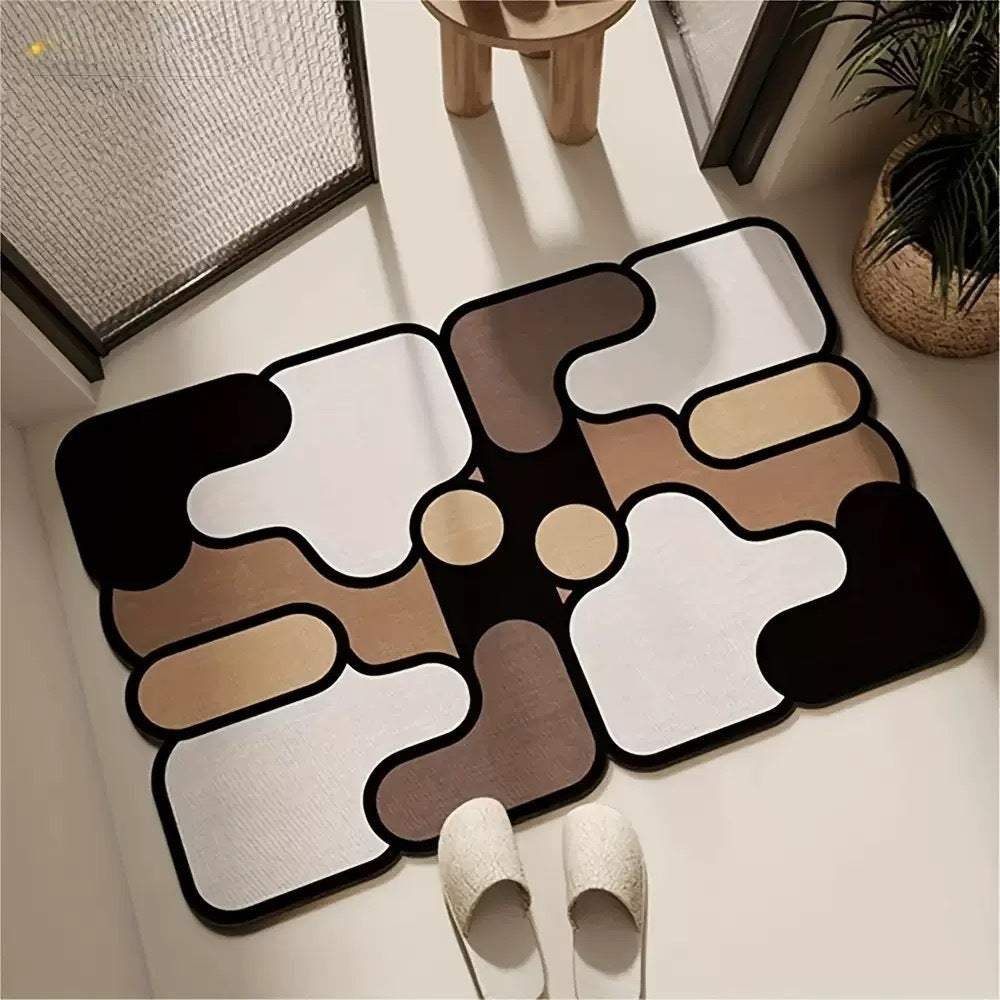 Modern Abstract Floor Mat Bowlift
