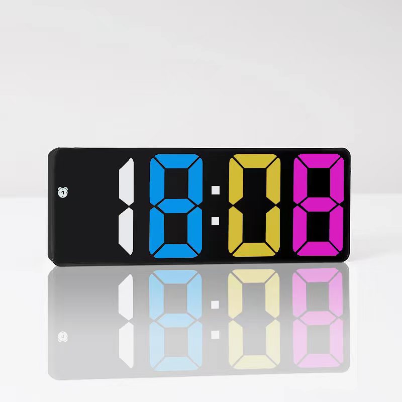 Digital Alarm Clock with Large LED Display Bowlift