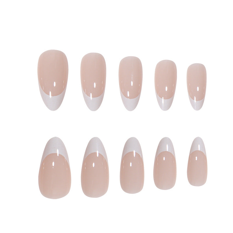Elegant French Tip Press-On Nails Bowlift 1789085735