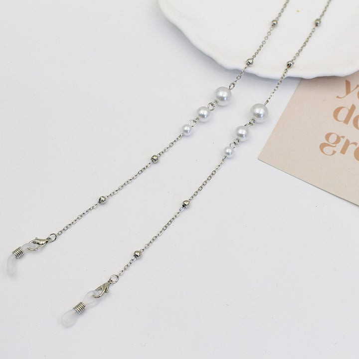 Elegant Pearl Eyewear Chain Bowlift