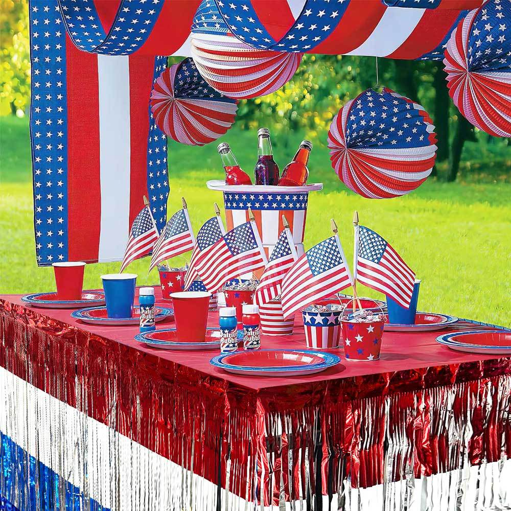 Unisex nan fransiger star garlands and table skirt party décor set Bowlift