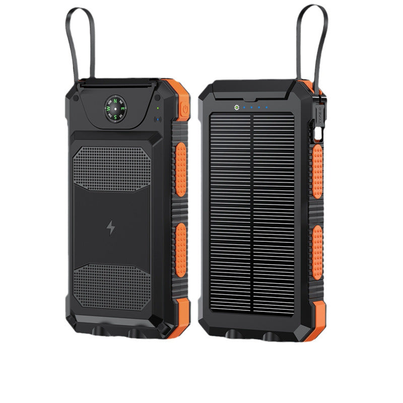 Waterproof Solar Power Bank with Built-in Compass Bowlift