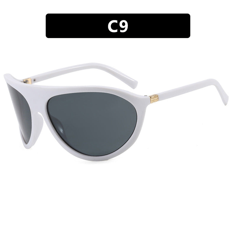 Women's Cat-Eye Sunglasses with Unique Design and Protective UV Filter Bowlift