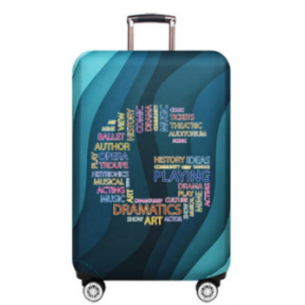 Unisex Hard Shell Suitcase with Creative Cultural Design Bowlift