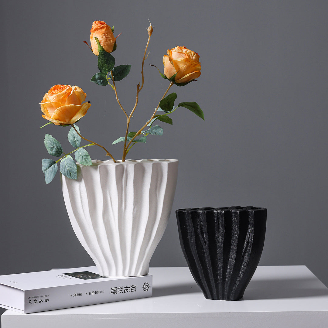 Decorative Textured Ceramic Vase