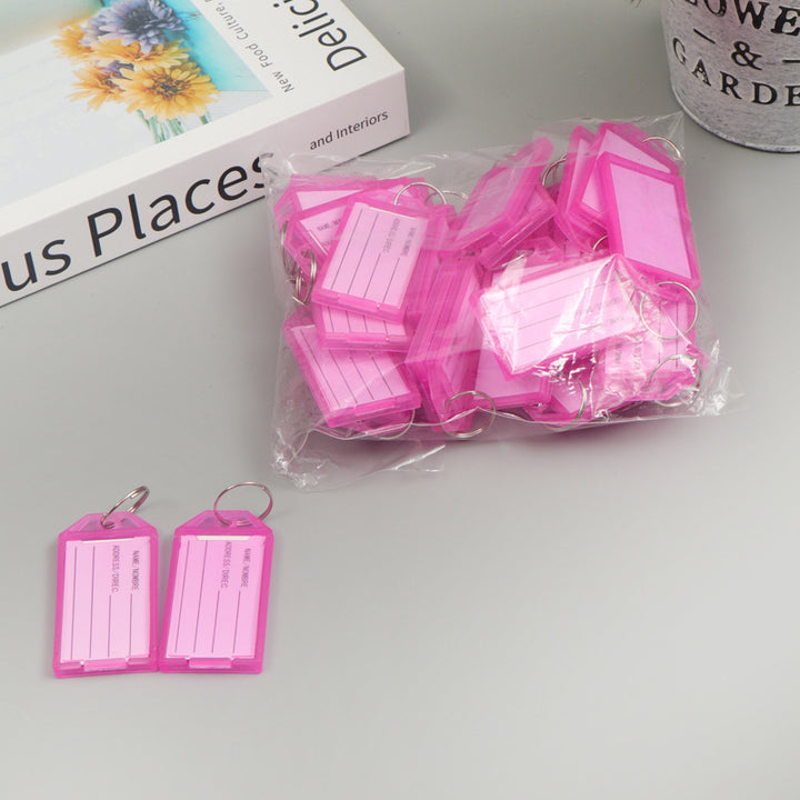Unisex Label Keychain in Practical Set Bowlift