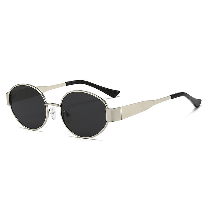 Women Vintage Sunglasses in Oval Design Bowlift