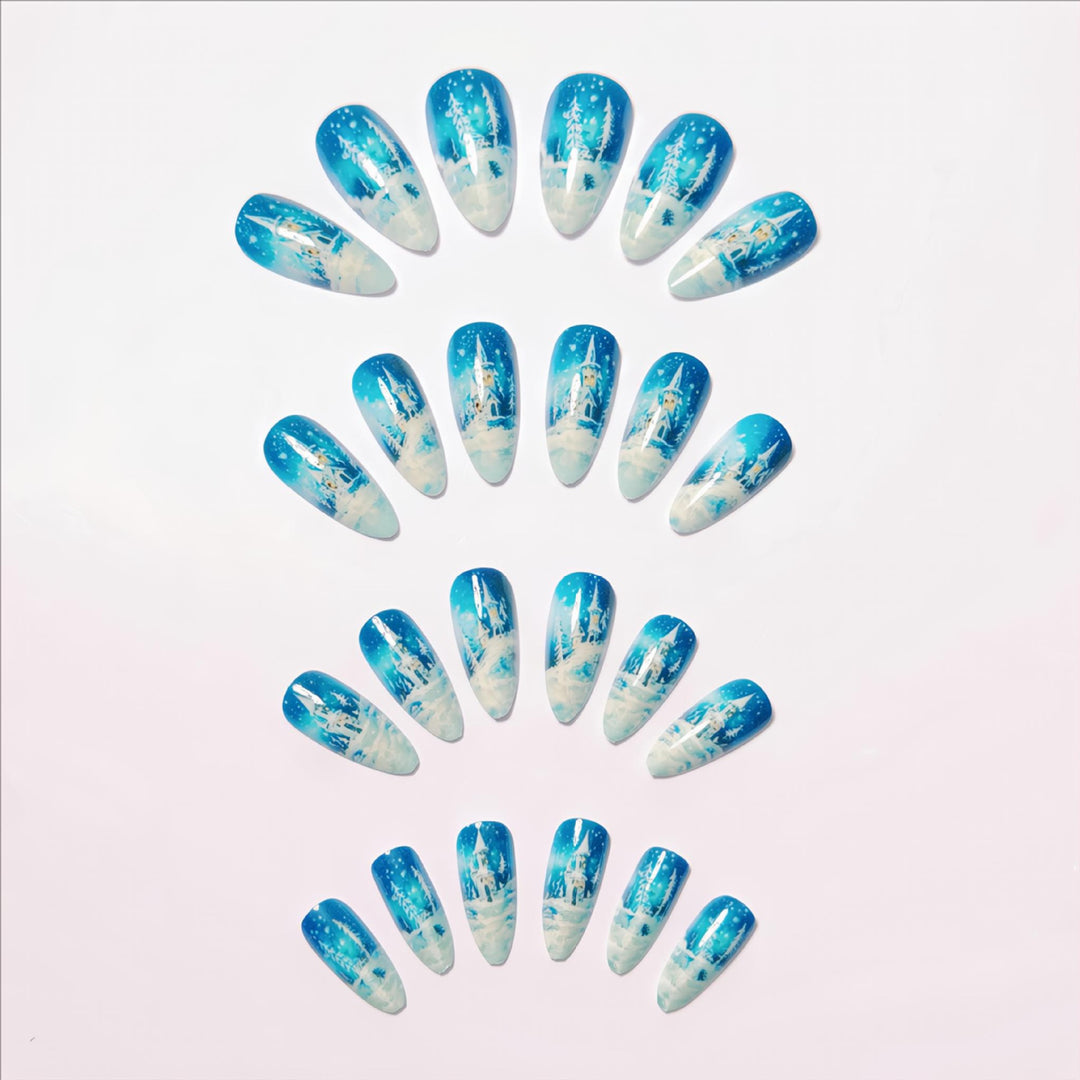 Winter Nail Art Design Bowlift