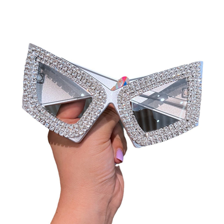 Women's cat-eye sunglasses with rhinestone embellished frame Bowlift