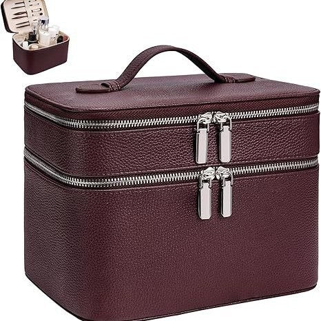 Cosmetic storage case with removable compartments Bowlift