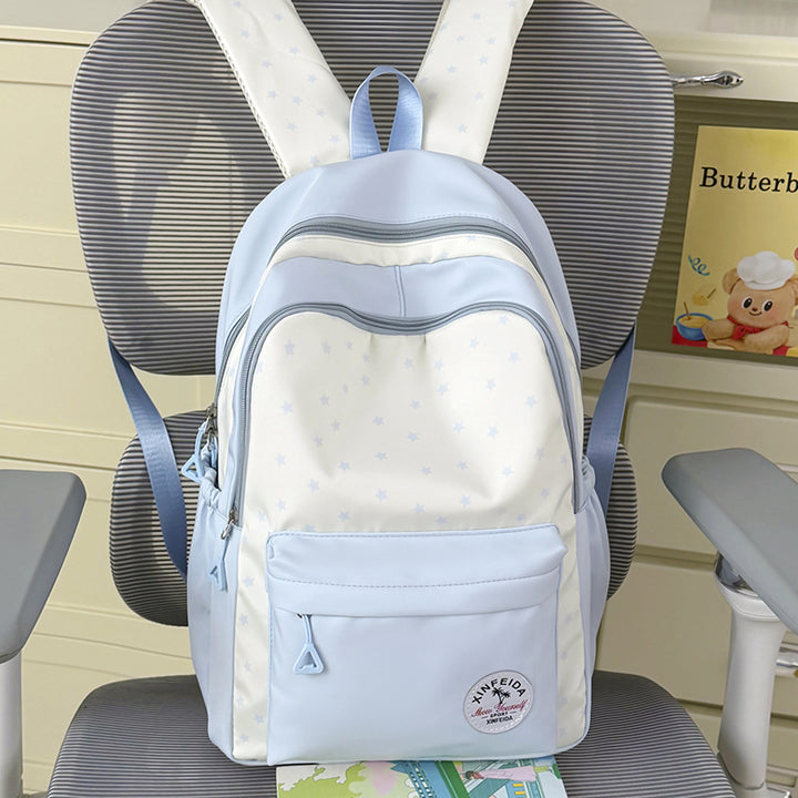 Fun and Functional Star-Patterned Backpack