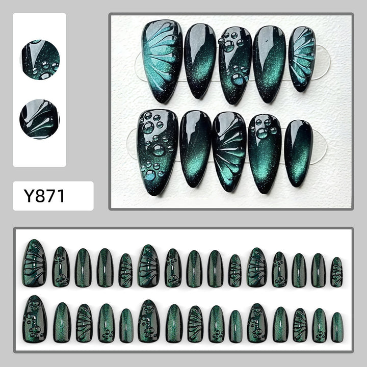 Creative nail tips with waterfall effect Bowlift
