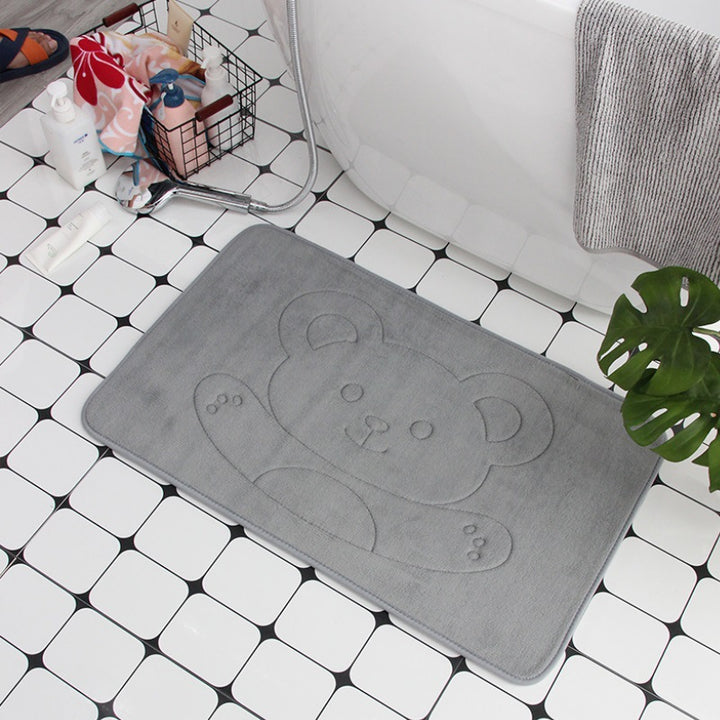 Plush Bath Mat Bowlift