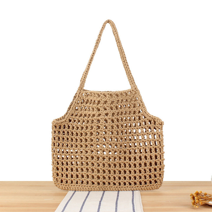 Handbag in Modern Macramé Weave Bowlift
