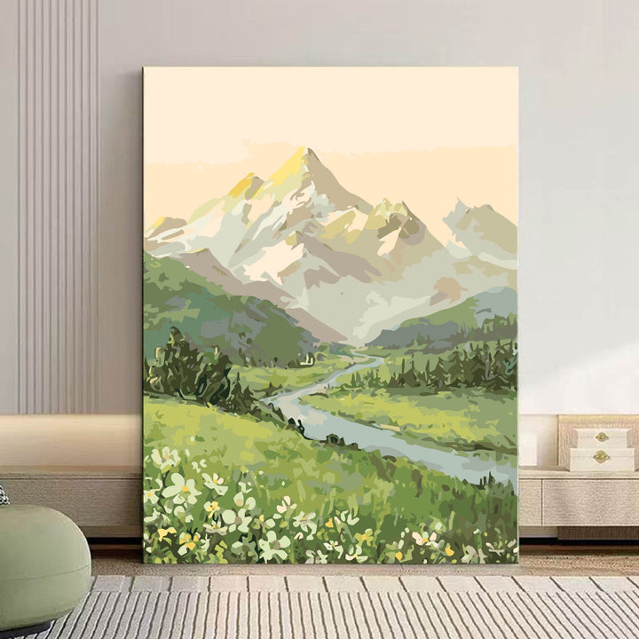 Scenic Mountain Landscape Canvas Art Bowlift 1785768018