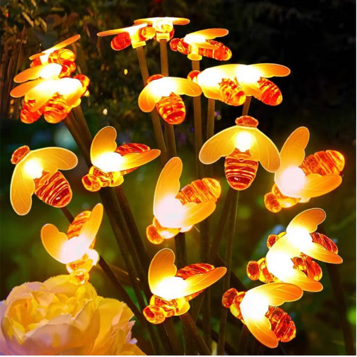 Decorative LED Fiber Optic Flower Stakes Bouquet Bowlift