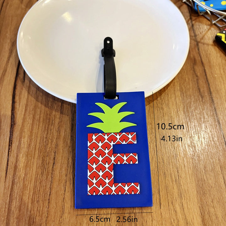 Personalized Striped Luggage Tag Bowlift