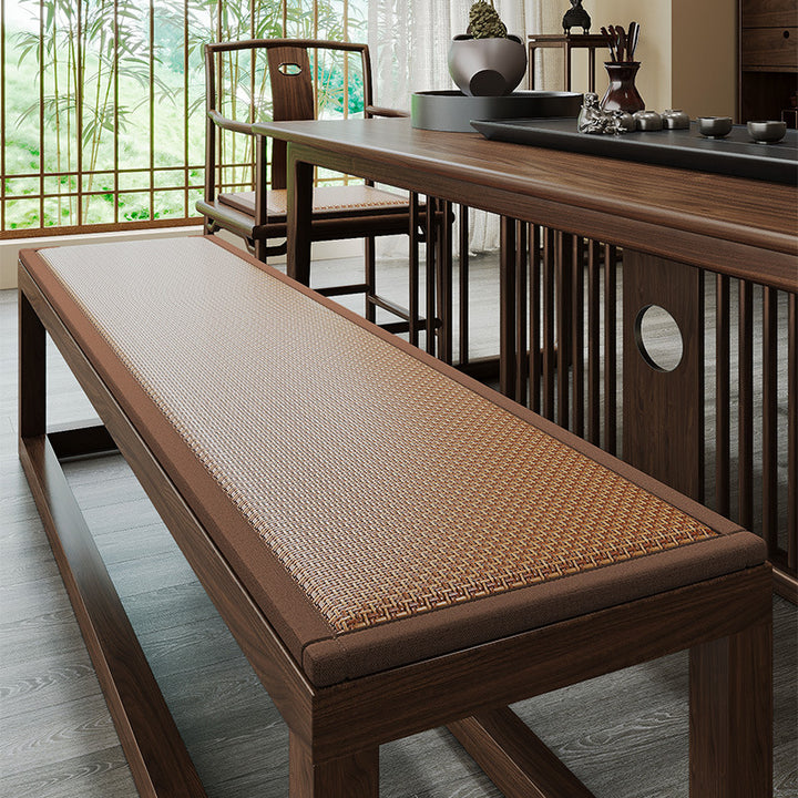Woven Dining Bench Cushion Mat Bowlift