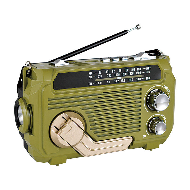 Solar-powered radio for camping | Bowlift