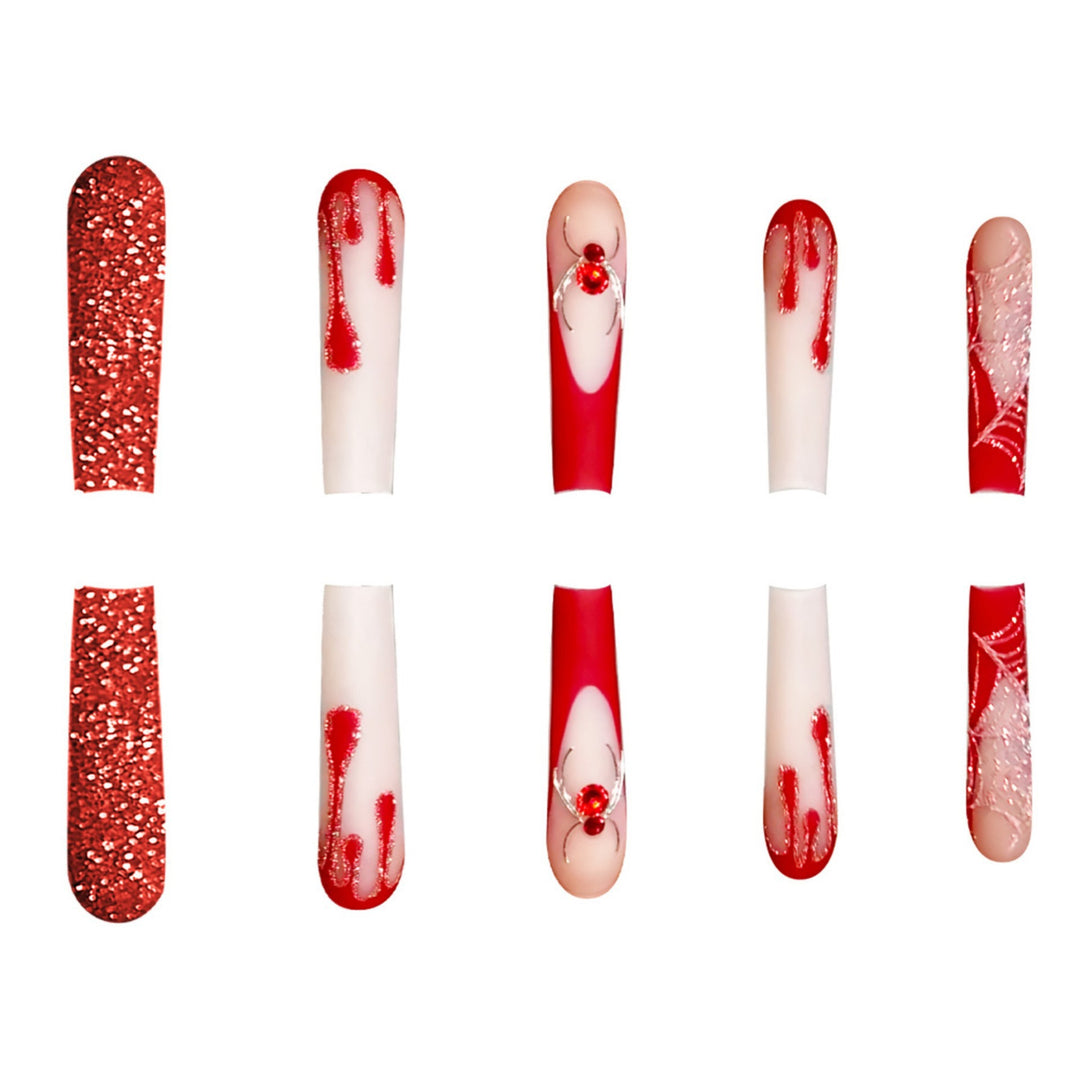 Stylish Long Acrylic Nail Art Extensions Bowlift