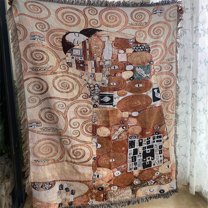Artistic Woven Throw Blanket
