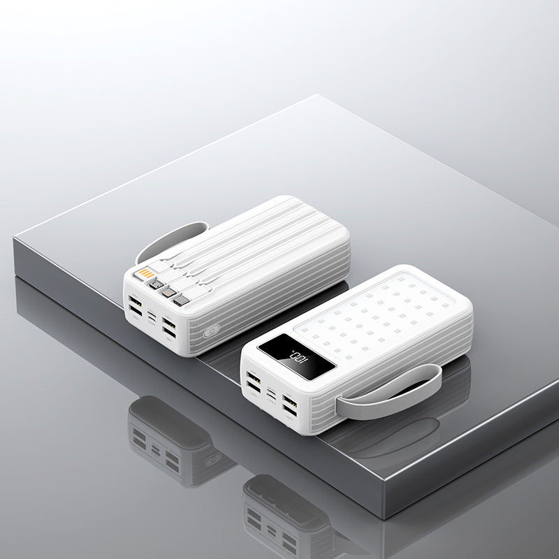 Portable power bank with integrated fast charging function and LCD display Bowlift