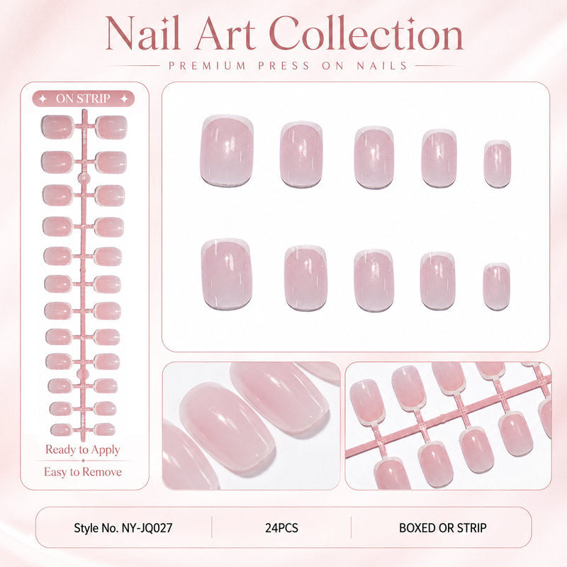 Acrylic nail set with colorful gradients Bowlift