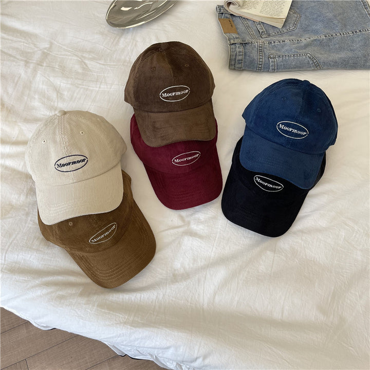 Women's Casual Corduroy Baseball Cap Bowlift