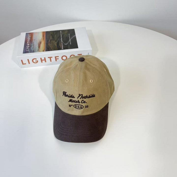 Men's Vintage-Inspired Cotton Baseball Cap Bowlift