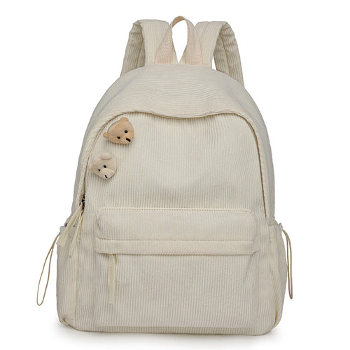Adorable Plush Character School Backpack Bowlift