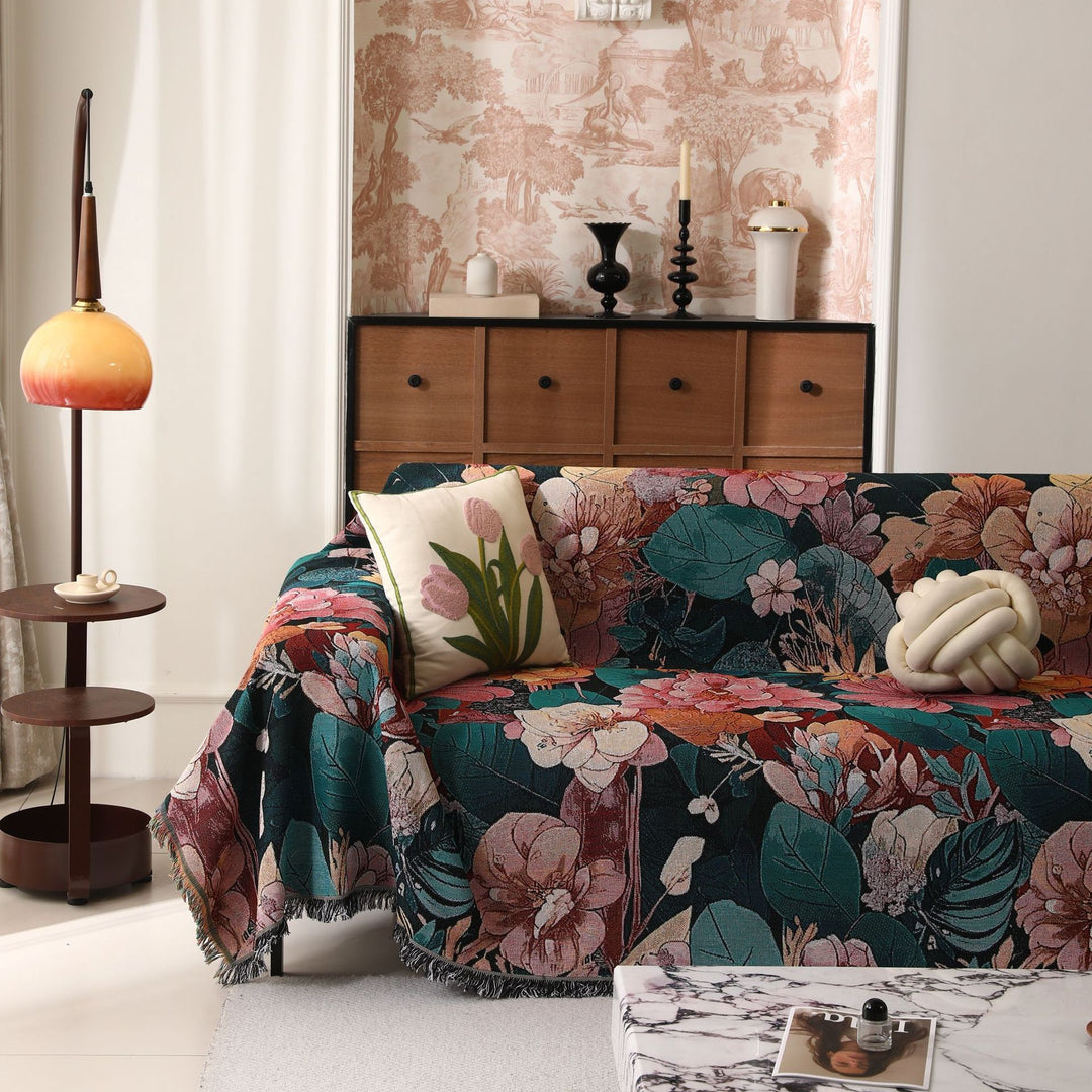 Floral Design Decorative Throw Blanket