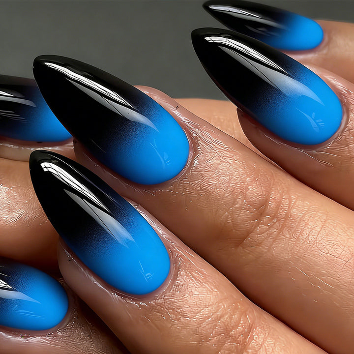 Ombre Stiletto Press-On Nail Art Bowlift