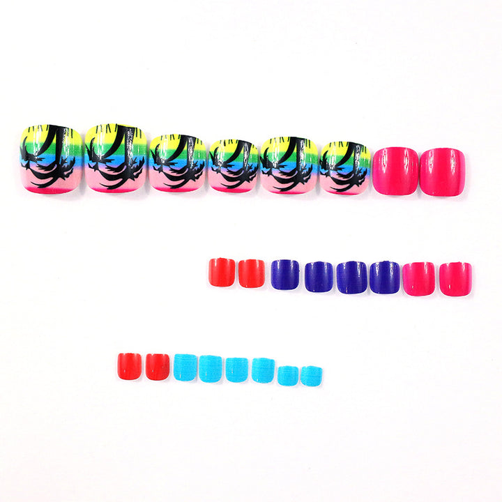 Artistic Vibrant Nail Art Bowlift