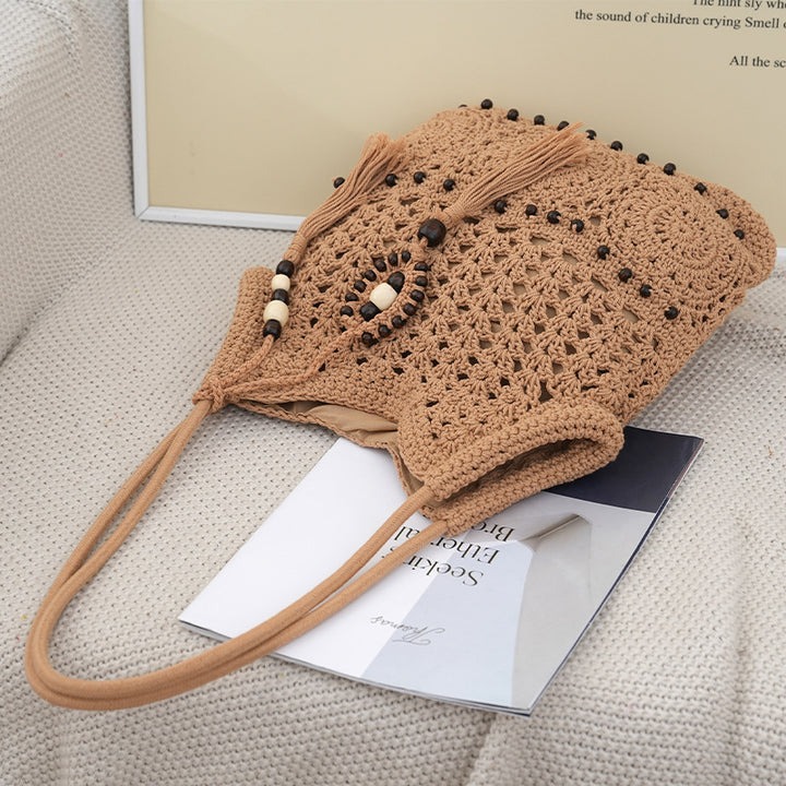 Handcrafted Macrame Shoulder Bag Bowlift