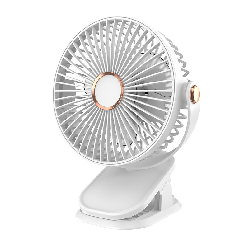 Women's portable table fan with adjustable tilt angle and low noise level Bowlift