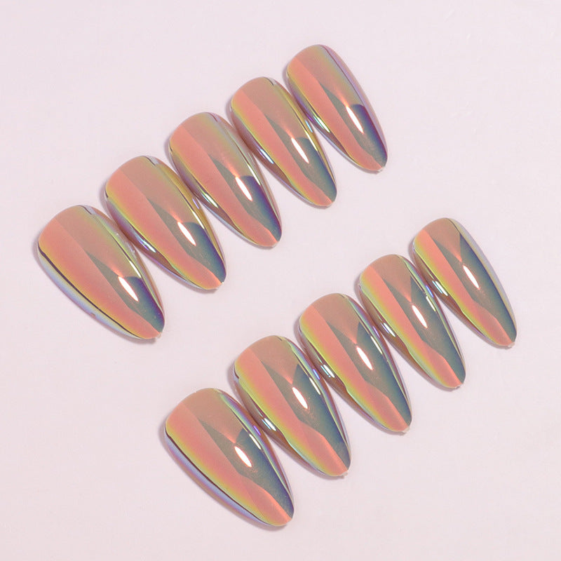 Premium Glossy Gel Press-On Nails Bowlift