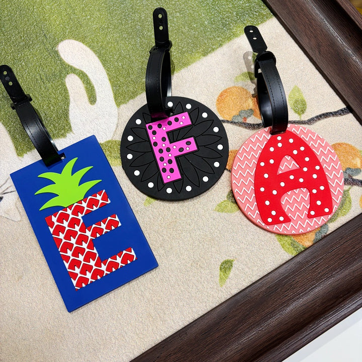 Playful Alphabet Luggage Tag Bowlift