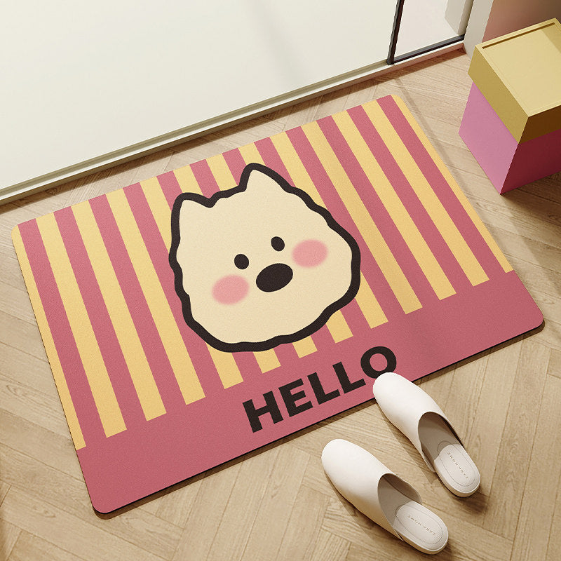 Cute Animal-Themed Indoor Floor Mat
