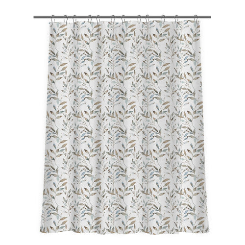 Floral Patterned Shower Curtain Bowlift