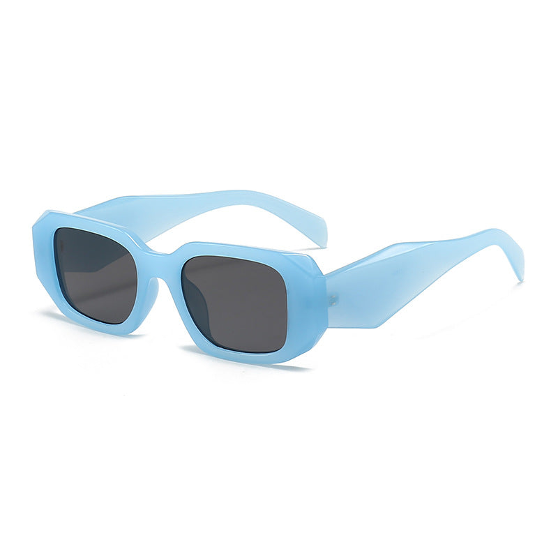 Women Designer Sunglasses with Angular Frame and UV Protection Bowlift
