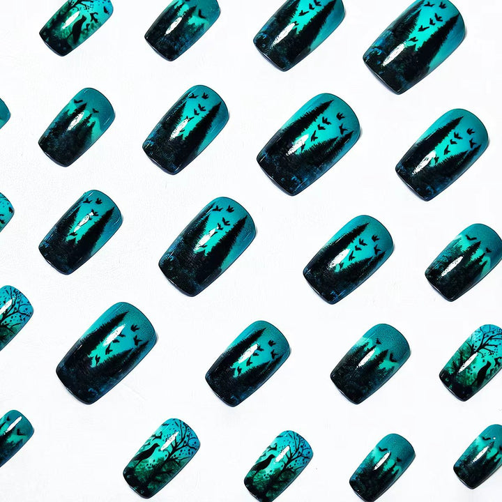 Nature-Inspired Artistic Nail Wraps Bowlift