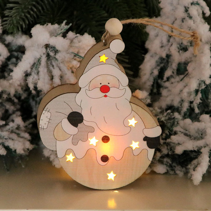 LED Light-Up Santa Figurine Decoration Bowlift