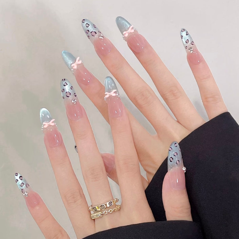 Decorative Character-Themed Press-On Nails with 3D Elements Bowlift