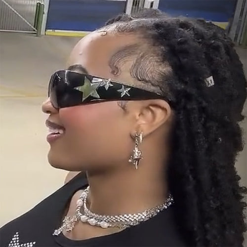 Women's trendy sunglasses with unique star design Bowlift