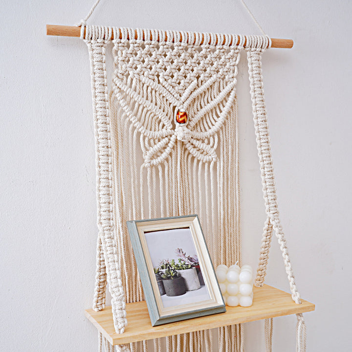 Decorative Macramé Swing Shelf Bowlift